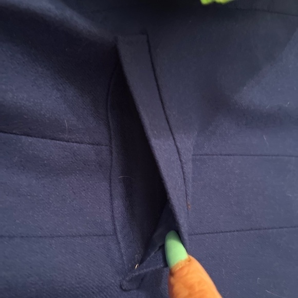 Vintage Pendleton 100% Virgin Wool Blazer Women Sz 10 Blue 3 Button Suit Jacket - Picture 9 of 13